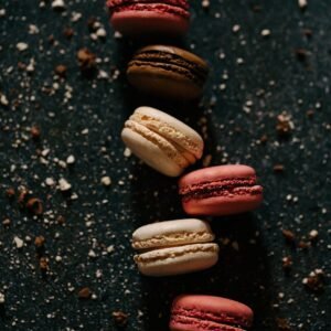 macarons, pastry, dessert