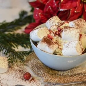 marshmallows, bowl, sweets